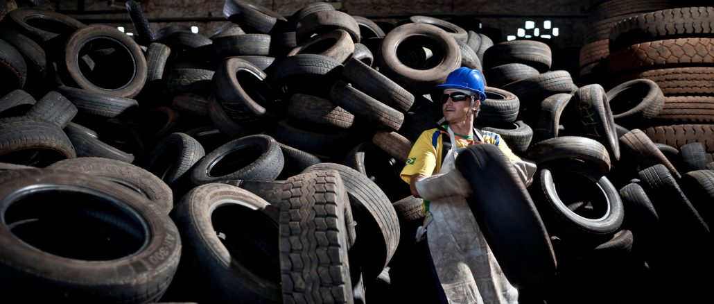 Foto: Divulgação | Indústria Nacional de Pneumáticos coletou mais de 380 mil toneladas de pneus inservíveis em todo o Brasil