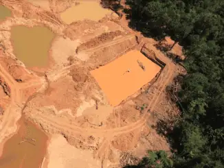 Imagem: Operação da Polícia Federal contra o garimpo ilgela em terras indígenas do Pará em agosto de 2021 | Foto: Polícia Federal