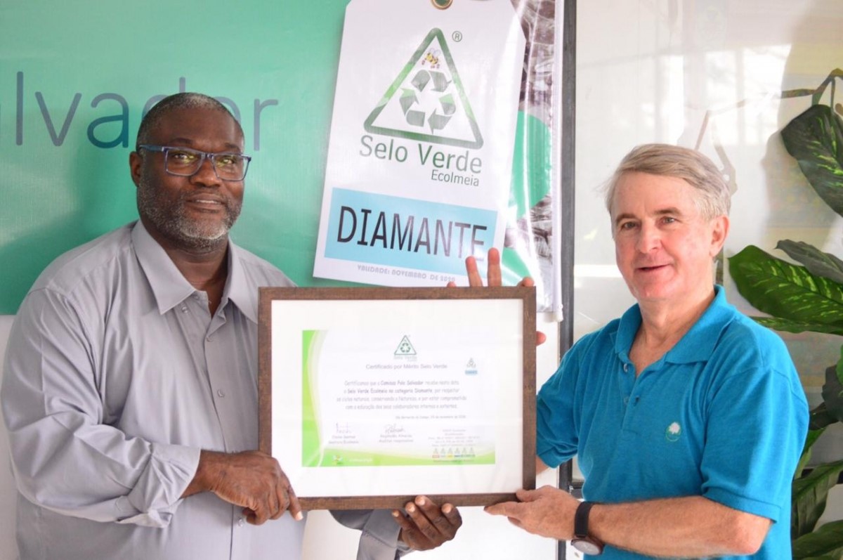 Polo Salvador recebe Selo Verde Ecolmeia Diamante