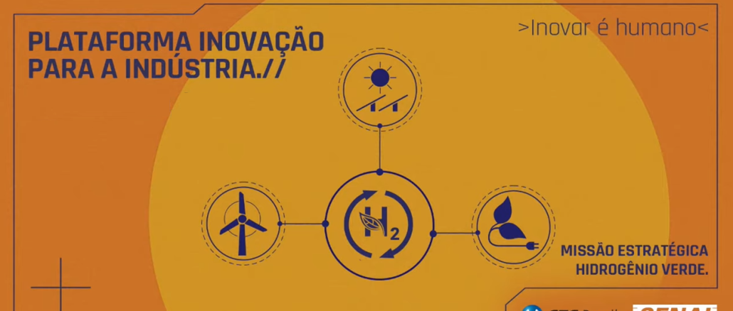 Chamada pública do SENAI em parceria com a CTG Brasil para prospecção e avaliação de tecnologias para desenvolvimento de hidrogênio verde