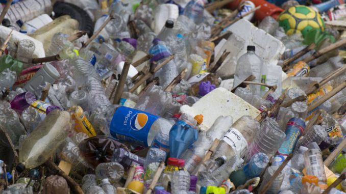 09/09/2018: As garrafas de plástico foram fotografadas por Matthew Horwood no rio Taff em Treforest, Reino Unido. Aproximadamente 38,5 milhões de garrafas de plástico são utilizadas todos os dias no Reino Unido. Um pouco mais de metade chega à reciclagem, enquanto mais de 16m são colocadas diariamente em aterros, queimadas ou descartadas para o meio ambiente e oceanos.