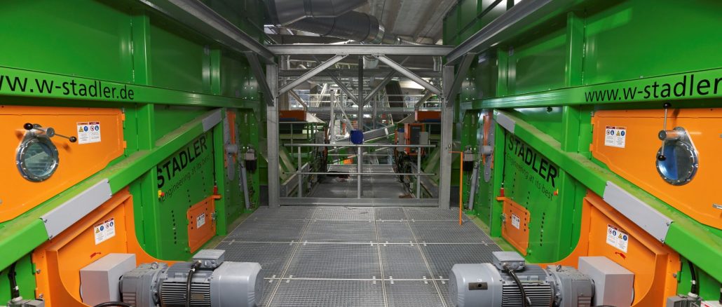 A planta de triagem da Remeo é única na Europa, com capacidade anual de processamento de 120.000 toneladas de resíduos de construção e 60.000 toneladas de resíduos comerciais e industriais.