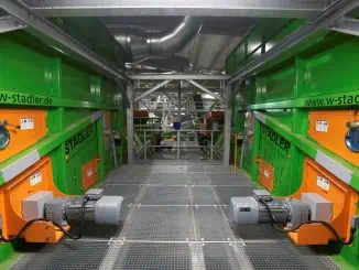 A planta de triagem da Remeo é única na Europa, com capacidade anual de processamento de 120.000 toneladas de resíduos de construção e 60.000 toneladas de resíduos comerciais e industriais.