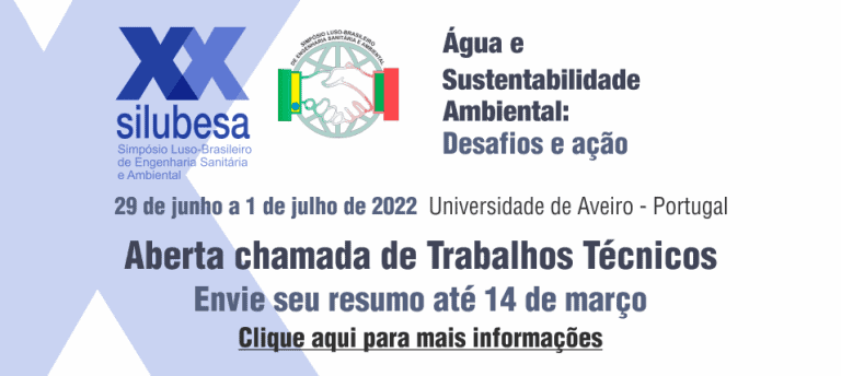 XX Simpósio Luso-Brasileiro de Engenharia Sanitária e Ambiental: “Água e Sustentabilidade Ambiental: Desafios e ação”