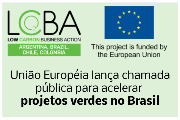 A chamada visa impulsionar as parcerias empresariais “Greentech” entre empresas da União Europeia  e empresas Brasileiras, incentivando a descarbonização e os processos de produção da economia  circular no Brasil.