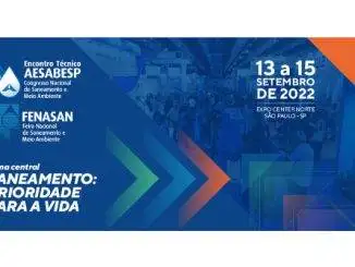 33º ENCONTRO TÉCNICO E FENASAN - FEIRA NACIONAL DE SANEAMENTO E MEIO AMBIENTE- DE 13 A 15 DE SETEMBRO, NO EXPO CENTER NORTE, SÃO PAULO