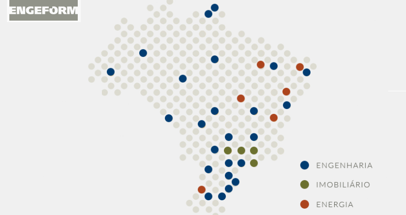 A Engeform tem em seu histórico centenas de obras para o segmento, algumas das quais figurando entre as mais representativas do Brasil.