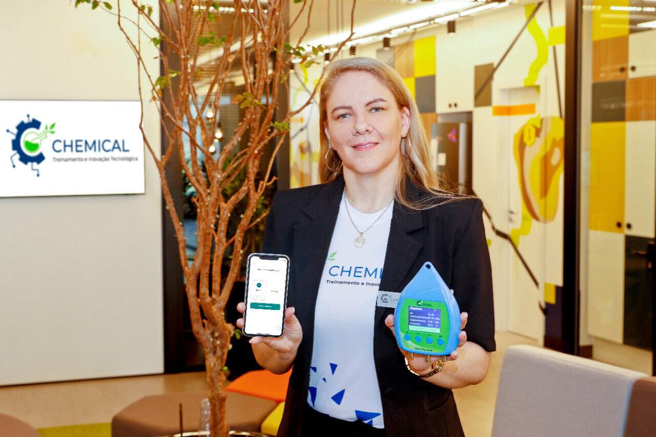 O produto é uma das soluções oferecidas pela Chemical Treinamento e Inovação Tecnológica, fundada por Elaine Freitas em 2021.