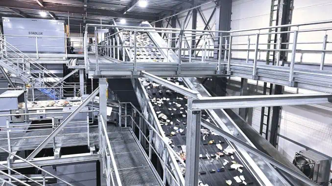 Planta de Triagem de Resíduos da empresa TBM com aplicação tecnológica da STADLER, Japão.