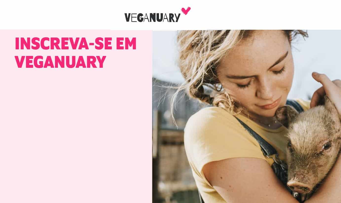 Veganuary é uma organização sem fins lucrativos que incentiva pessoas ao redor do mundo a experimentarem o veganismo em Janeiro e pelo resto do ano.