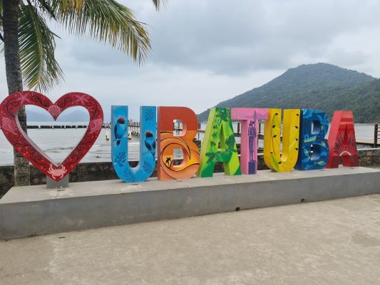 Totem Letreiro - Prefeitura de Ubatuba