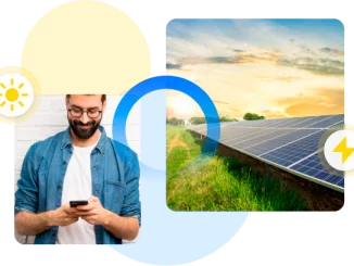 A Leve Energia Renovável, plataforma de energia solar por assinatura que conecta usinas solares fotovoltaicas a consumidores residenciais ou comerciais.