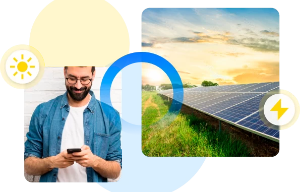 A Leve Energia Renovável, plataforma de energia solar por assinatura que conecta usinas solares fotovoltaicas a consumidores residenciais ou comerciais.