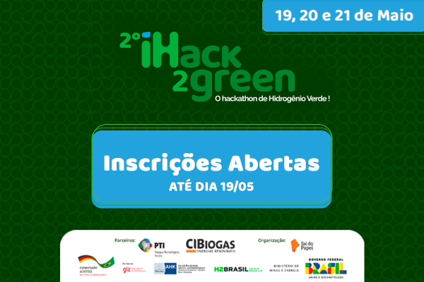 O iHack2green busca por entusiastas que desenvolvam soluções para desafios reais na temática de hidrogênio verde.