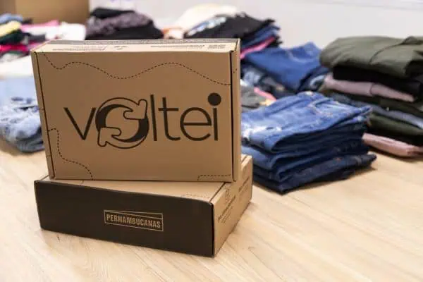 Foto: Divulgação | O ‘Voltei’ possibilita a compra e venda de roupas usadas