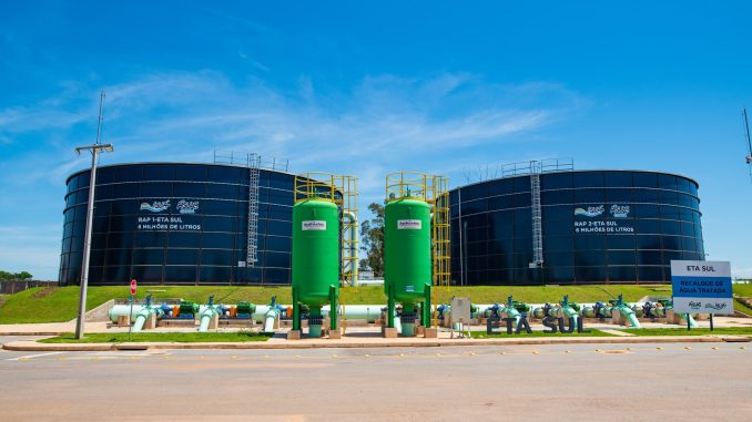 Foto: Estação de Tratamento de Água (ETA) Sul, atende 86 bairros da capital mato-grossense