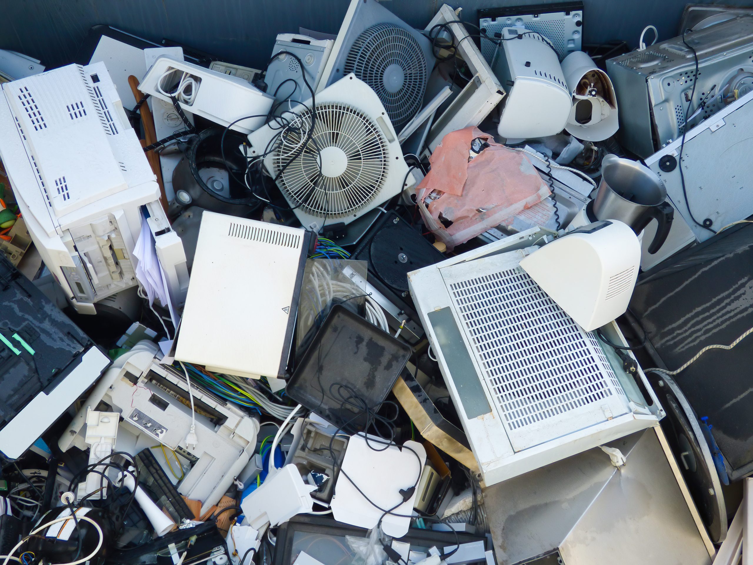 electronic-waste-collection-center-subsequent-recycling-circular-economy