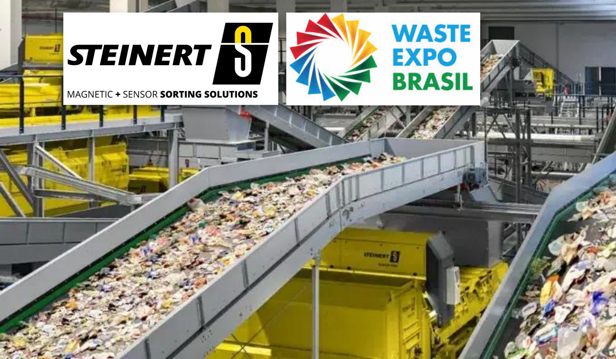 STEINERT apresenta tecnologias avançadas de separação por sensores para Resíduos Sólidos Urbanos na Waste Expo Brasil 2023