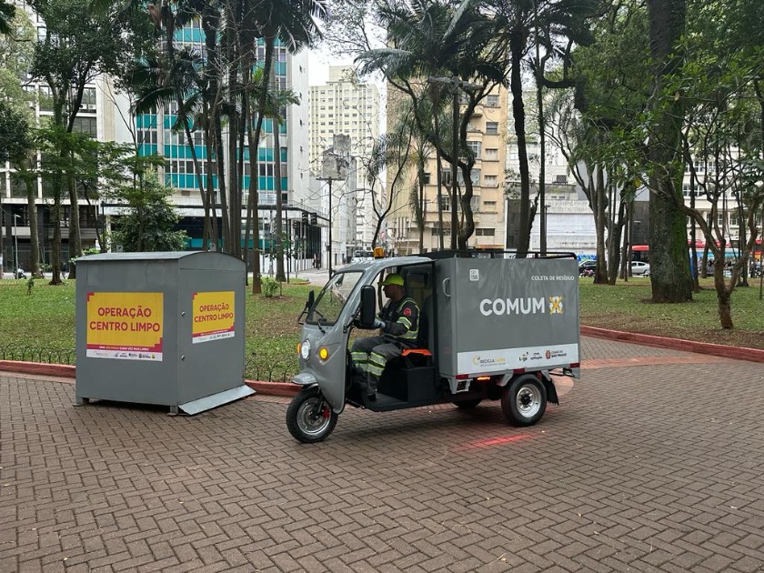 Centro de São Paulo ganha três novos projetos voltados para a coleta de resíduos