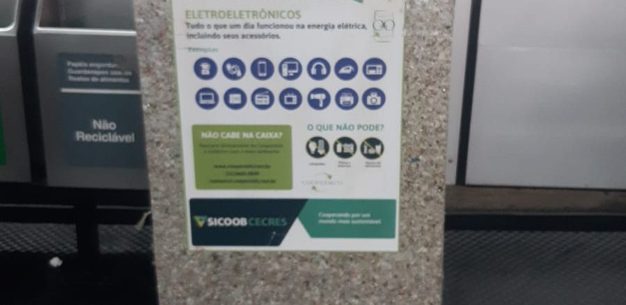 Pontos de Entrega Voluntária (PEVs) instalados nas estações Tucuruvi, Tatuapé, Luz e Clínicas.