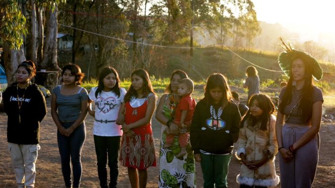 Foto: Comunidade indigena Guarani M’bya