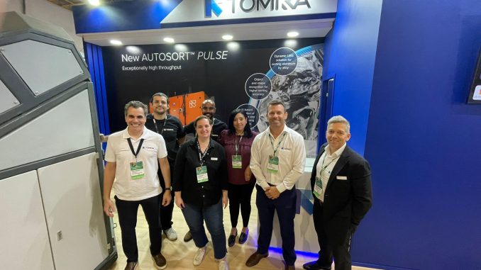 Time TOMRA Recycling Sorting no Brasil com Daniel Ghiringuello, Head of Sales; Ty Rhoad, Diretor Americas e Michelle Landon, Diretora Regional de Serviços Américas (Charlotte, EUA)