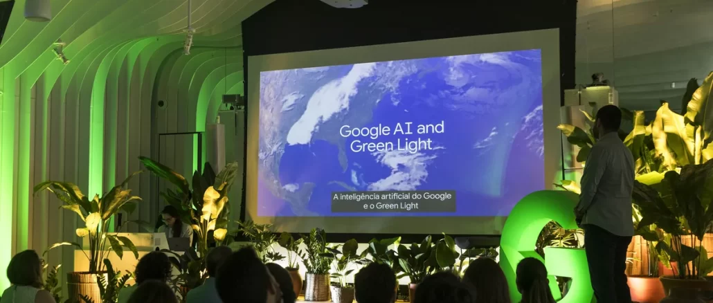 Evento “Sustentabilidade com o Google - Cidades”, realizado em São Paulo.