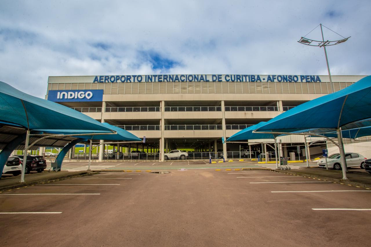 Foto: Aeroporto Internacional de Curitiba, administrado pela CCR Aeroportos.