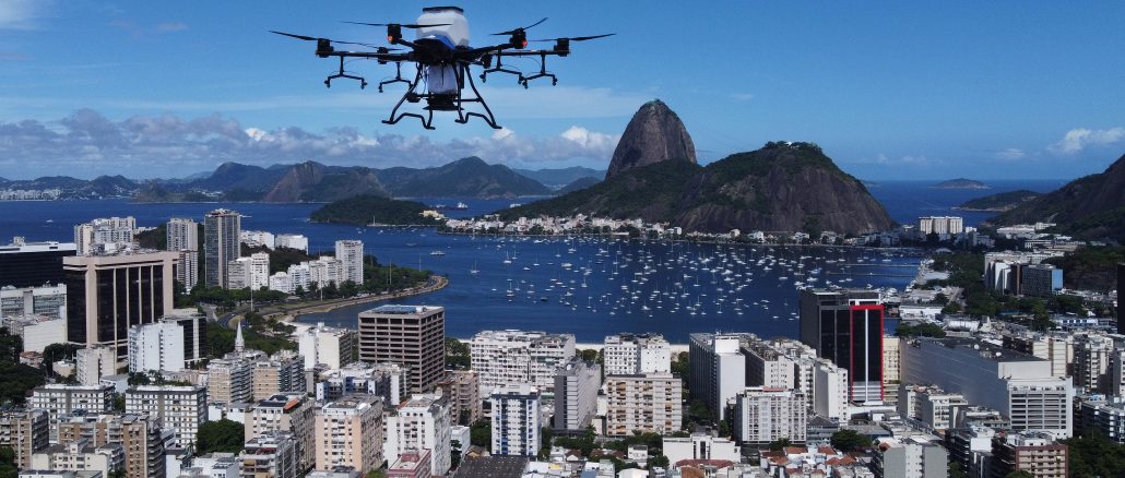 Startup Morfo inicia reflorestamento com drones em parceria com a prefeitura e a secretaria de Meio Ambiente do Rio de Janeiro. FOTO: Rodrigo Paiva/MORFO/Divulgação