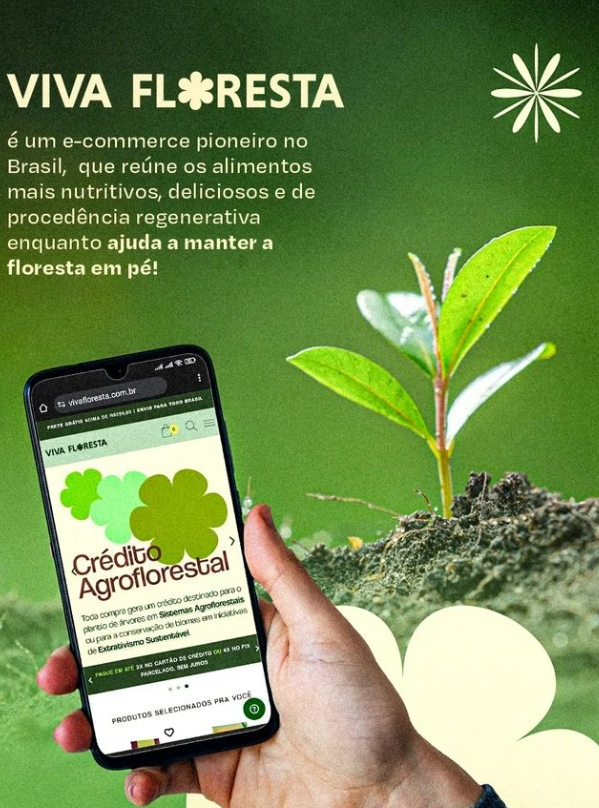A Viva Floresta, reconhecida por seu compromisso com produtos que são benéficos tanto para a saúde humana quanto para o planeta, pratica o extrativismo sustentável.