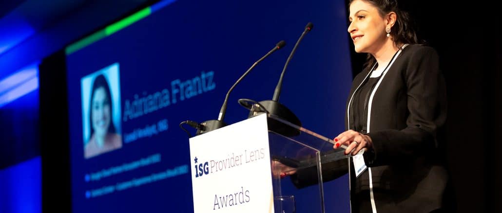 Foto: Adriana Frantz, distinguished analyst da TGT ISG e autora do estudo.