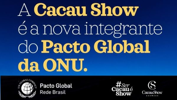 Ao tornar-se signatária do Pacto Global, a Cacau Show assume a responsabilidade de desenvolver ações que contribuam para enfrentar os desafios sociais e promover um ambiente empresarial mais ético e sustentável.