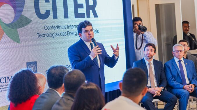 Foto: Governador do Piauí, Rafael Fonteles, na abertura oficial do evento CITER 2024