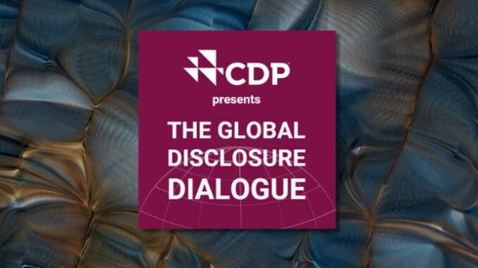 O CDP Global Disclosure Dialogue 2024 2024 é um evento online inédito em 4 de junho, transmitido de locais ao redor do mundo, de Tóquio a Nova York. O CDP Global Disclosure Dialogue 2024 2024 é um evento online inédito em 4 de junho, transmitido de locais ao redor do mundo, de Tóquio a Nova York.