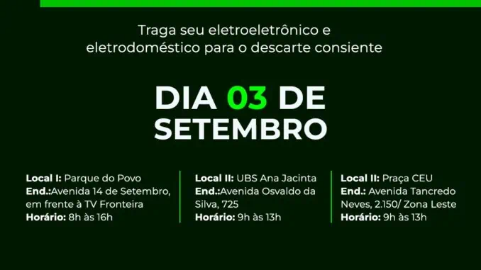 Imagem: Mutirão do lixo eletrônico