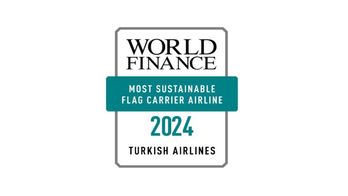 Imagem: Divulgação | Turkish Airlines é reconhecida como “Companhia Aérea Mais Sustentável” pela World Finance