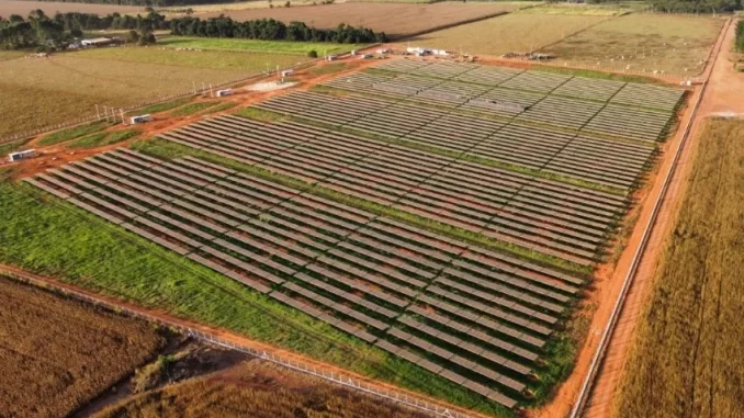Foto: GreenYellow/Divulgação | Sistema fotovoltaico instalado em Nova Ubiratã