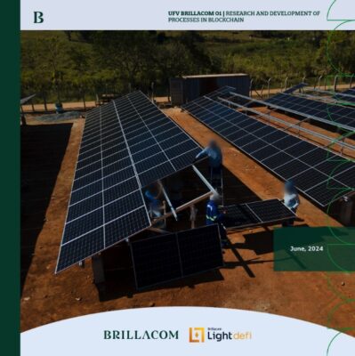 Foto: Brillacom Light DeFi | A Usina Fotovoltaica Brillacom 01 encontra-se em fase de finalização e deve passar a operar em julho.