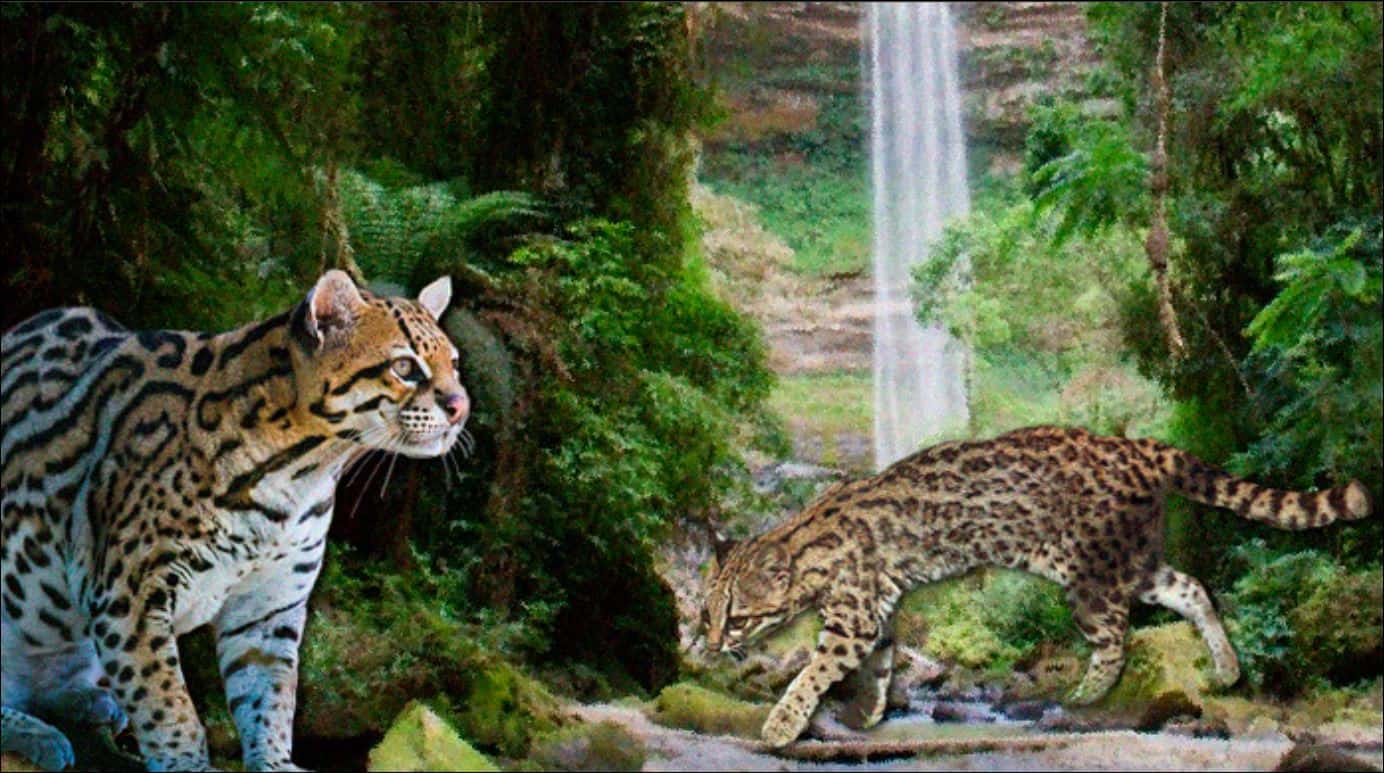 Imagem: USP Imagens – Fotomontagem Jornal da USP feita com imagens de gov.br, Divulgação/Centro de Instrução de Guerra na Selva – via Agência Brasil, João Carlos Medau/via Wikimedia Commons e Groumfy69/Wikimedia Commons | Felinos selvagens são os principais predadores de seus ecossistemas; ao controlar as populações de presas, influenciam a estrutura, a composição e a abundância da vegetação, além da sucessão ecológica nas florestas tropicais