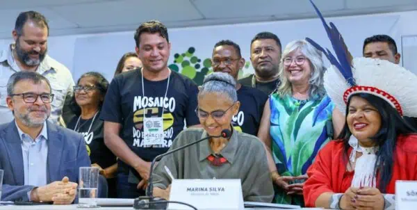 Foto: Fernando Donasci/MMA | Portaria de reconhecimento do mosaico foi assinada na sede do ICMBio, em Brasília (DF)