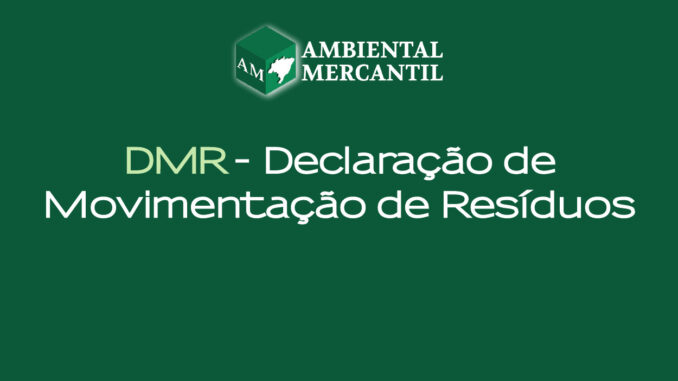Imagem ilustrativa - DMR - Declaração de Movimentação de Resíduos