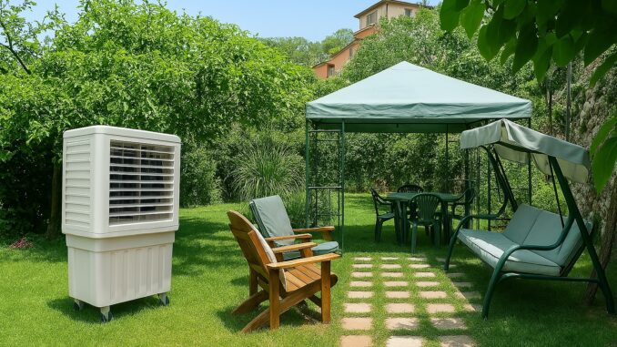 Foto Divulgação/Growth Global Os climatizadores surgem como uma alternativa viável para melhorar a qualidade do ar em ambientes abertos.