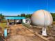 Sistema de Beneficiamento de Biogás da Sabesp na ETE Franca - Estação de Tratamento de Esgoto, às margens da Rodovia Cândido Portinari I Foto: Estevão Buzato / Divulgação Sabesp.