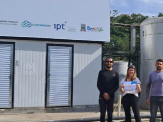 Biodigestor no município de Bertioga, no litoral paulista