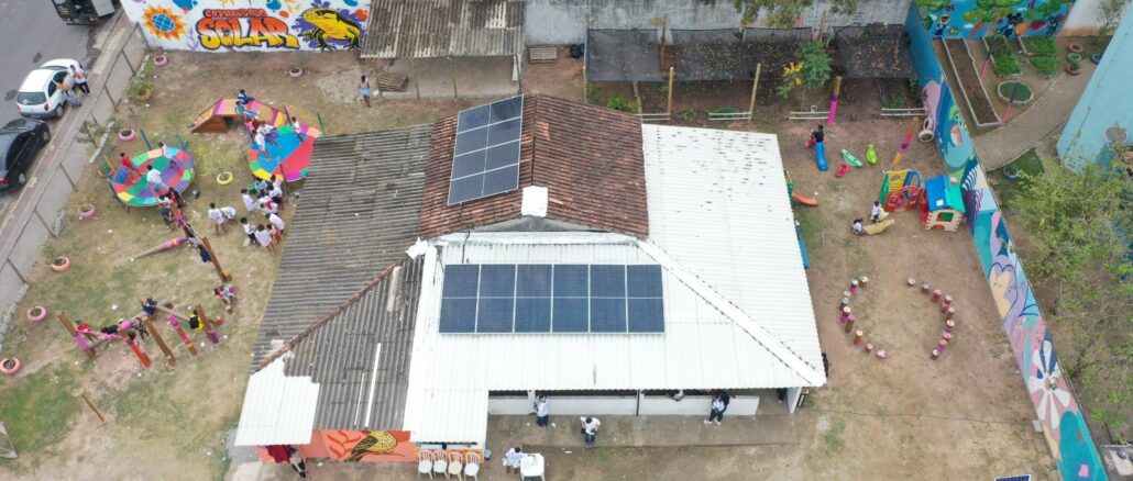 Projeto Comunidade Solar em Jabaeté (ES) - Foto divulgação: EDP