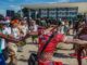 Indígenas fazem manifestação contra a Lei do Marco Temporal em frente ao STF - Foto: Rafa Neddermeyer/ Agência Brasil