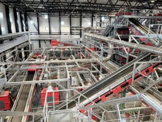 Foto: Resursutvinning Estocolmo, Suécia - Planta Avançada de Triagem de Resíduos Sólidos Urbanos - RSU
